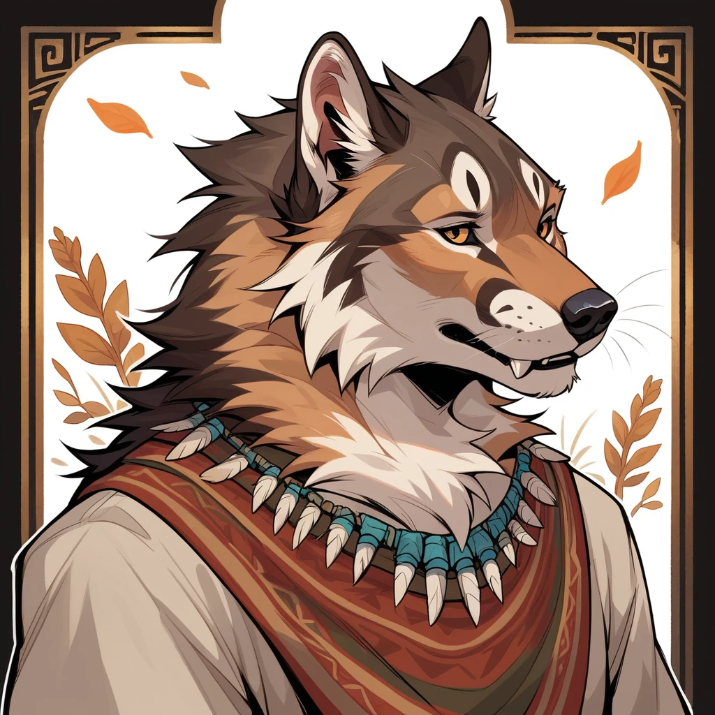 rating_safe, score_9, score_8_up, score_7_up, score_6_up, score_5_up, score_4_up, hires, source_furry, cover_page, Tribal Spirit animals, A t-shirt design inspired by tribal art and folklore, featuring intricately detailed spirit animals such as wolves, The design incorporates geometric patterns and bold linework to create a striking and powerful composition, white background,