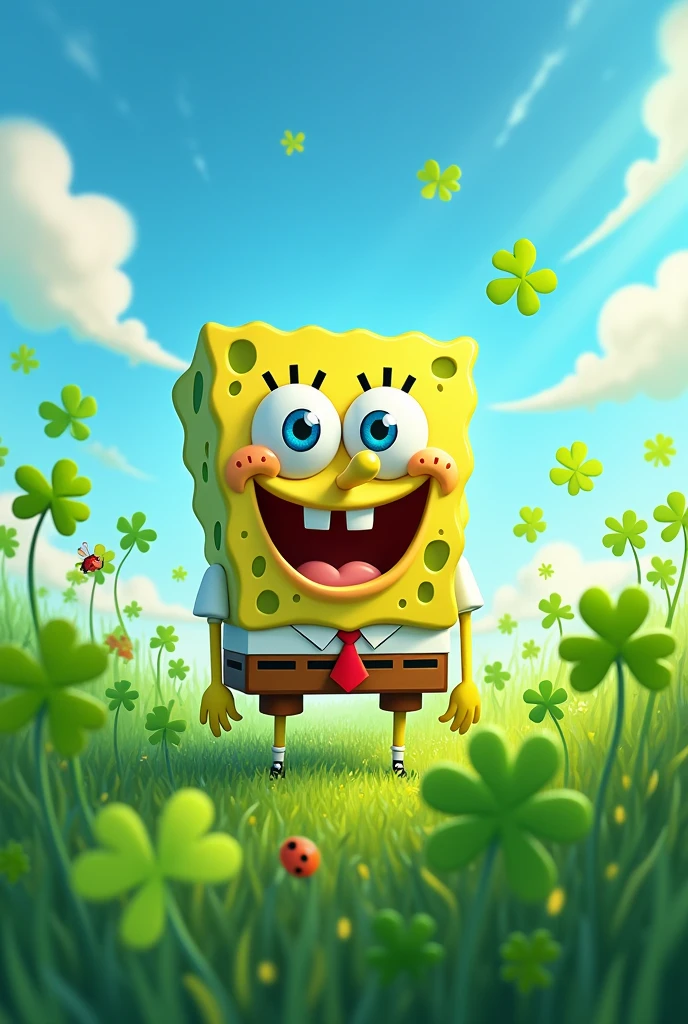 SpongeBob clover