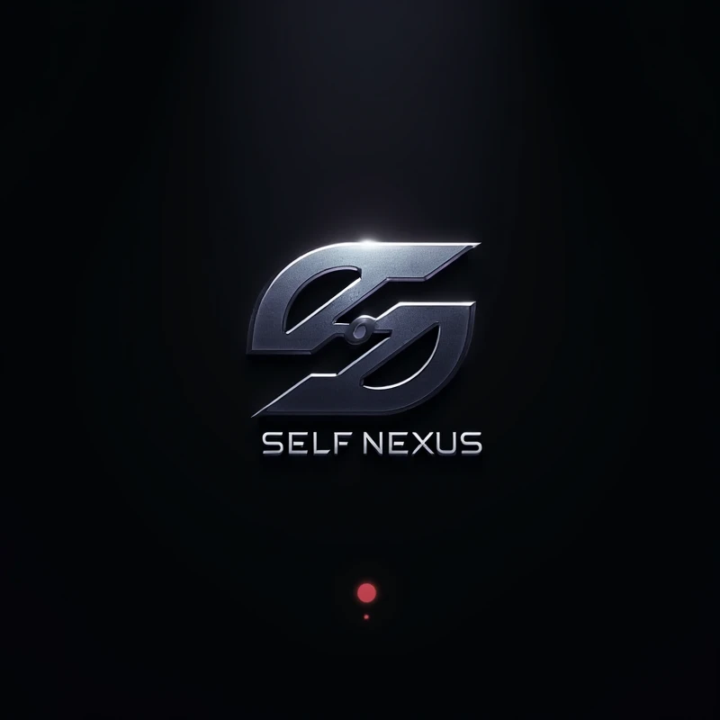 Make cyborg or cypher vibe yt logos using your own creativity for name "self nexus". don't make too much detailed