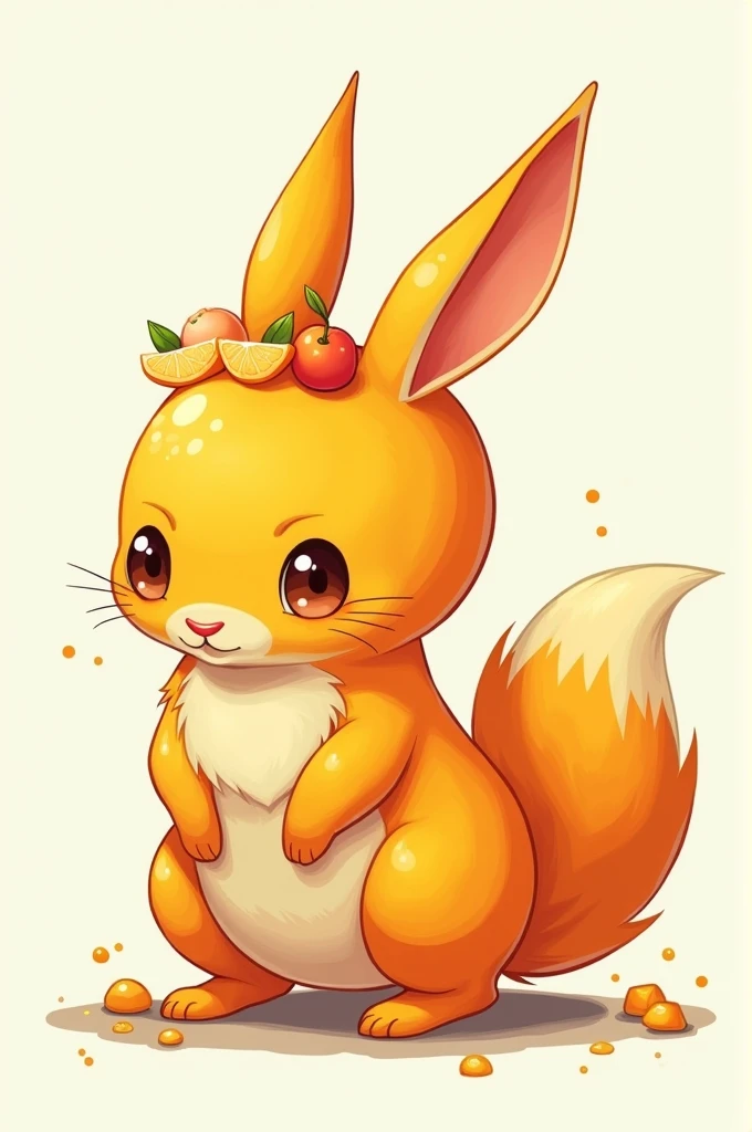 An animal or fruit with simple background 