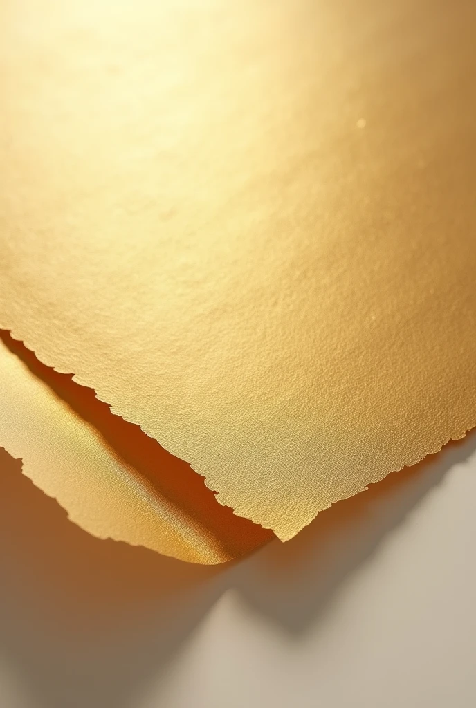 Golden color isted paper