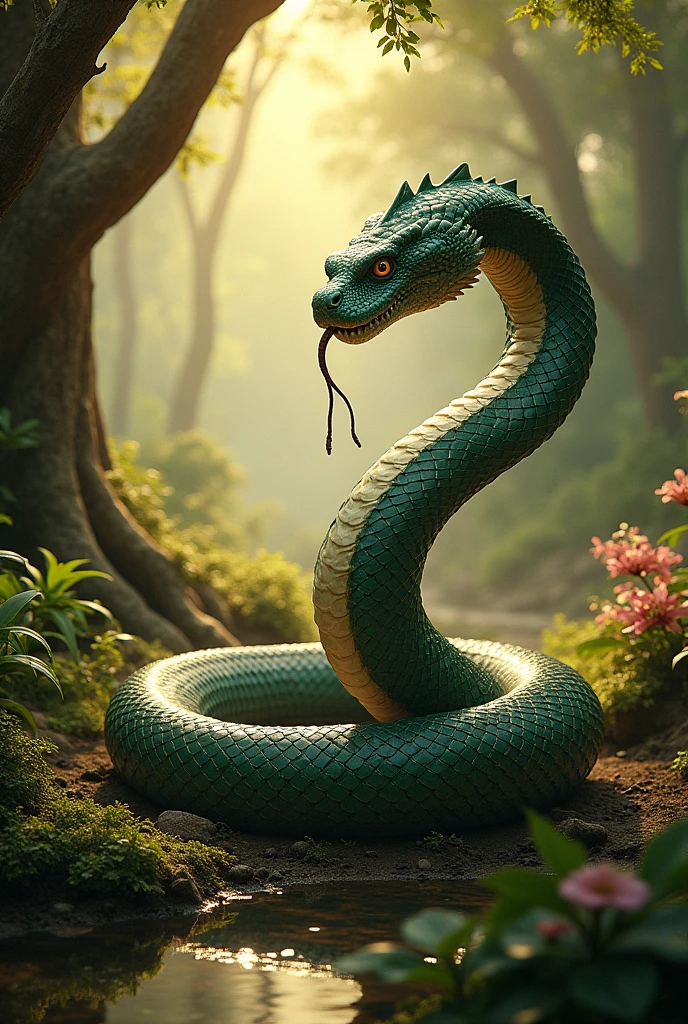 Serpent that spoke in Eden 