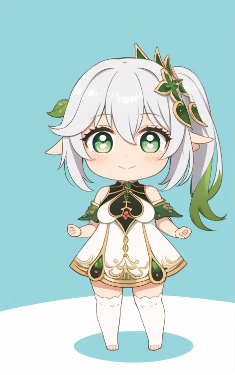 fullcg,Best quality,highest quality, 8k,Soft lighting, Confused, Looking at the audience, alone, smile, Knee socks,(Spread your legs,She spreads her organs to show her uterus),(Big Breasts: 1.2),Nahida Genshin Impact | Character Lora 1283,((low length:1.5)),((chibi:1.5)),((little child girl)),1girl,difficult,Cute official outfit,