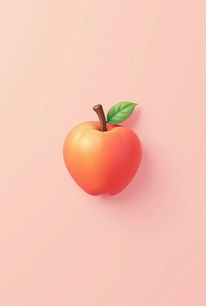 🍑 apply this exact emoji to simple background