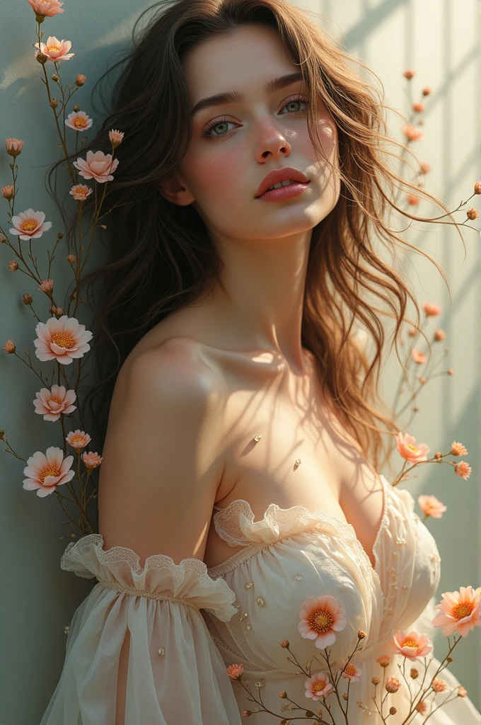 Persephone, the Goddess of Spring, nude