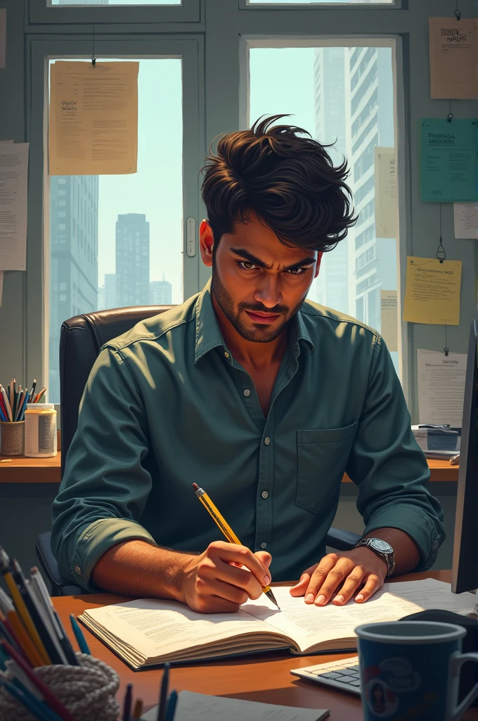 Mera naam adarsh hai and mai aaj ek baat batata
Hame an life me kabhi bhi baithana nahi hai kaam aerte rahana chahiye taaki ham apne targets ko achive ker sake