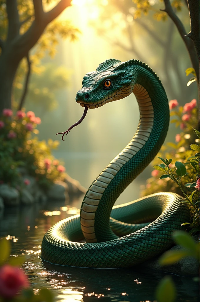 Serpent that spoke in Eden