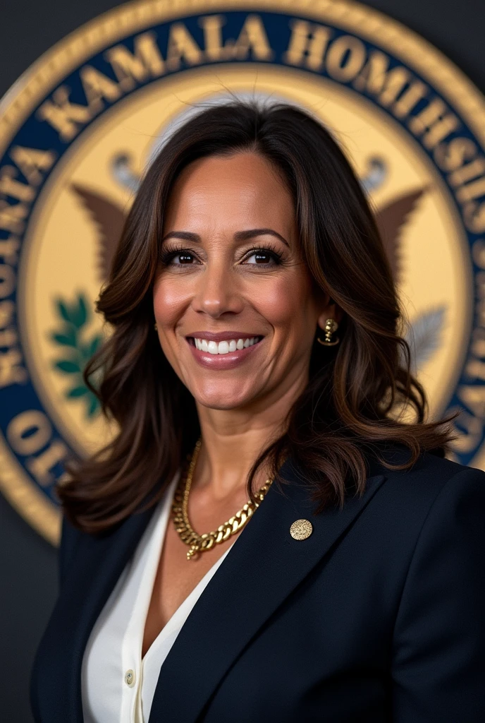 Create a crypto coin, auf dem coin ist Kamala Harris, the coin is called kamalaharriscarries
