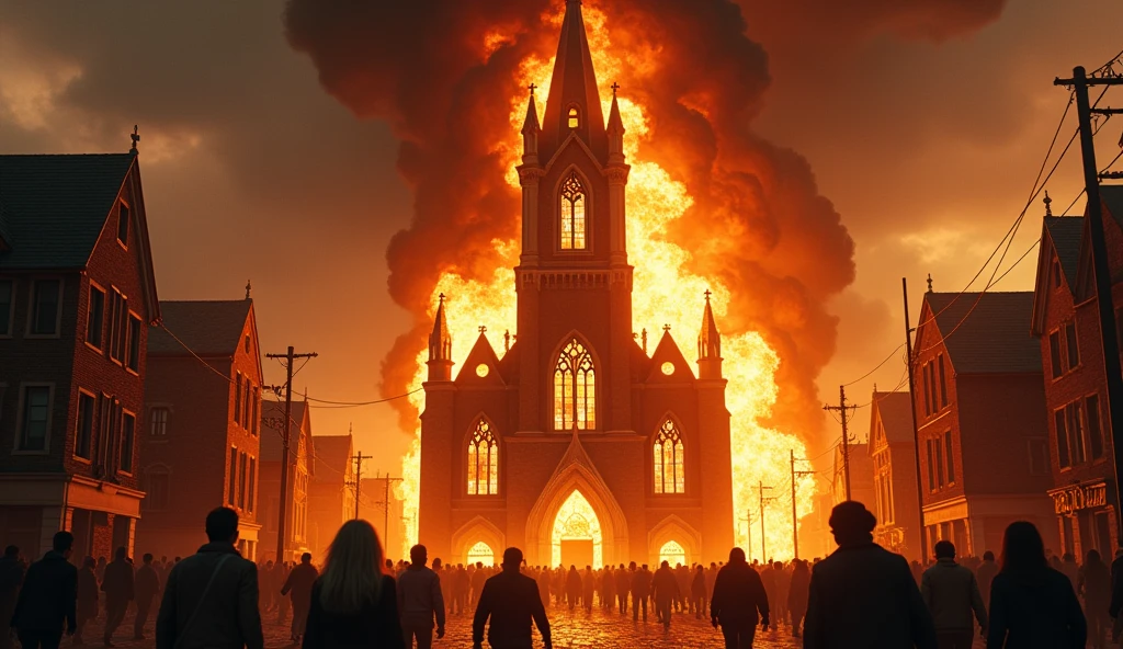 Church burning
