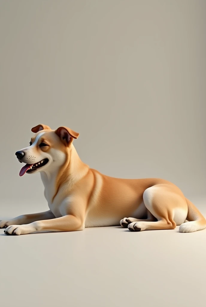 Dog in transverse position