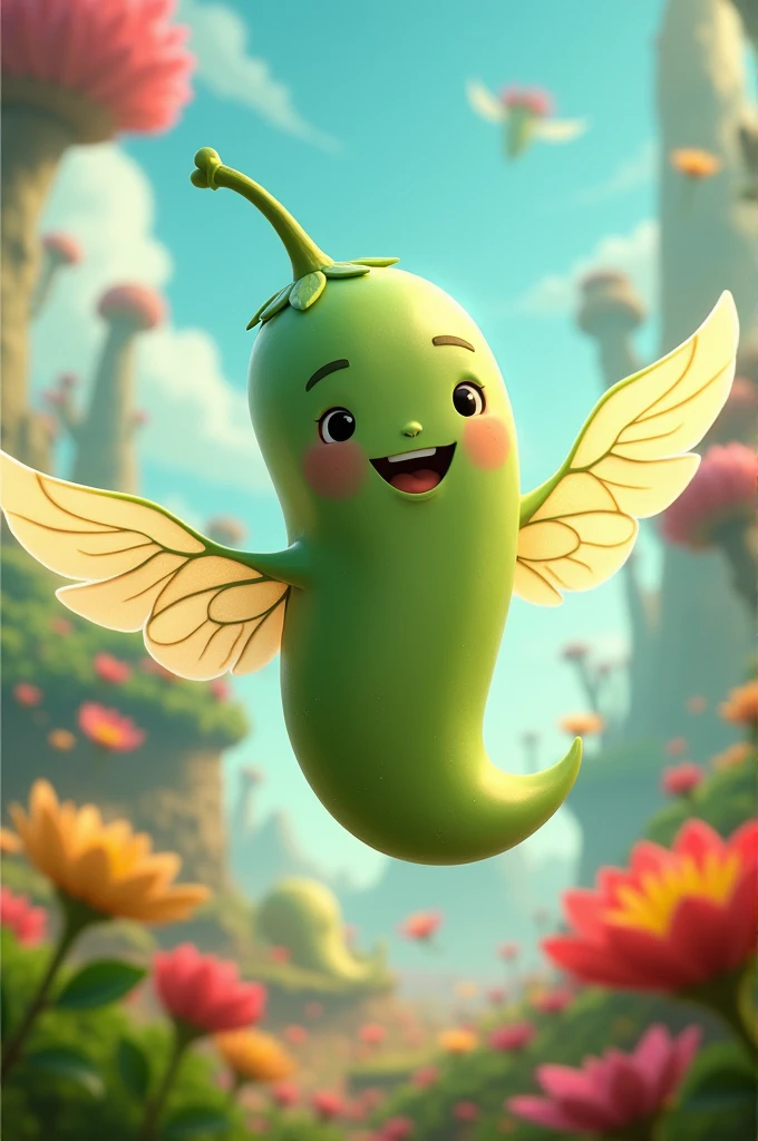 Animated winged bean