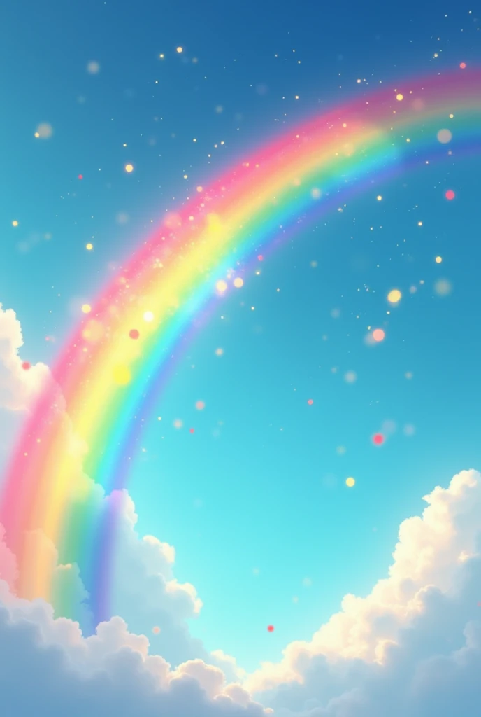 For kids about rainbow colour 
Rainbow, rainbow, shining so high,
With a disco beat, we’ll touch the sky.

