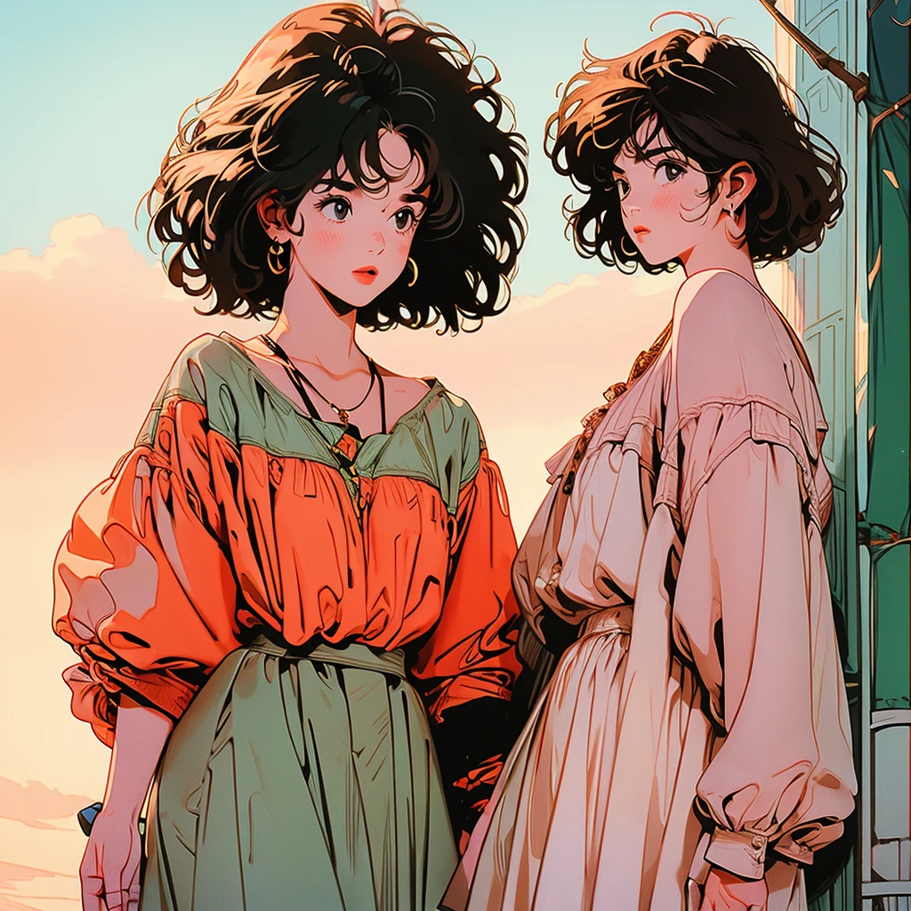 1 girl, solo, short curly brown hair, faerie
