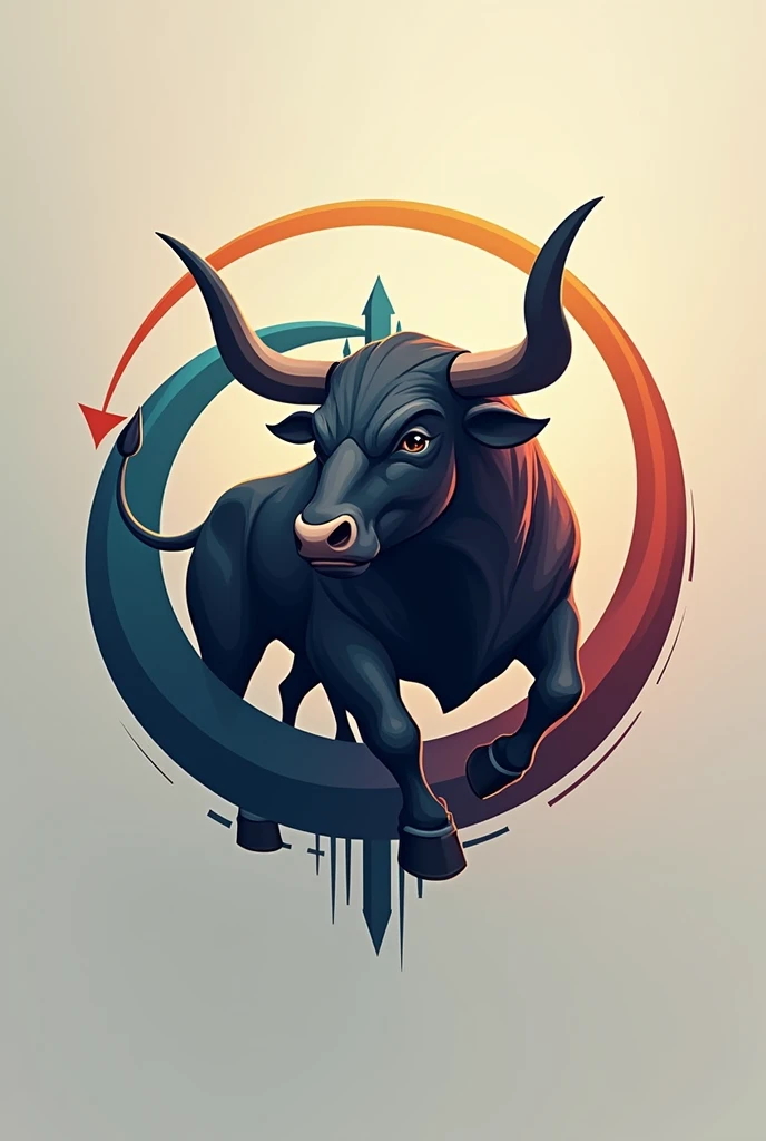 Believe me the cryptocurrency logo that says a usd sign with a bull circling the logo