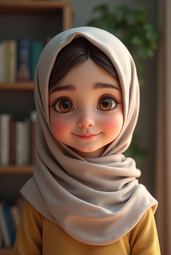 A eight standard Muslim girl, speak about herself, hd image