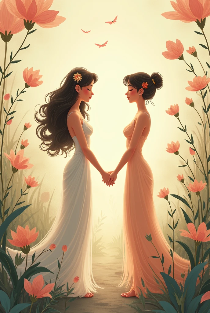 cartoon "Birth of Eros": A cartoon for adults, which is based on a version of the ancient Greek myth from Simonides about the birth of the god of Love from Aphodite and Ares. The art by Andrew Wyeth features a muted floral palette and dry brush technique that creates a calm animation feel. mystical light and shadows.