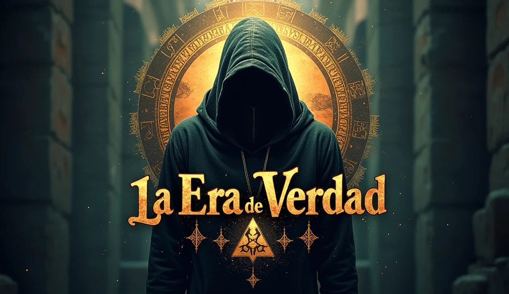 Logo, conspiracy and stories channel called The Age of Truth in Spanish
