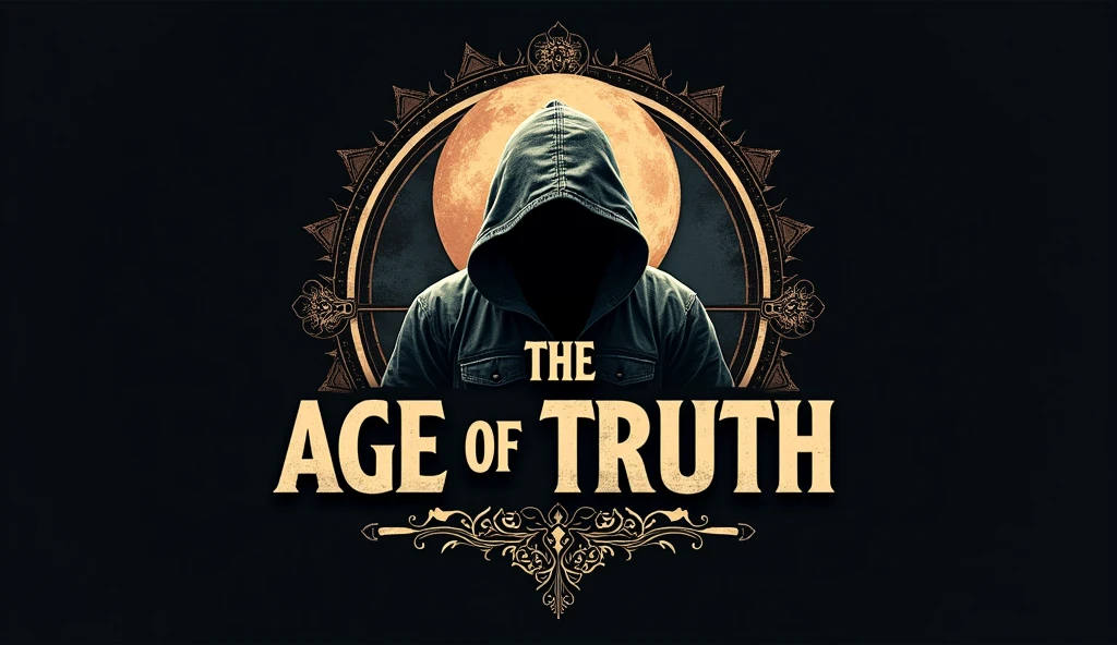 Logo, conspiracy and stories channel called The Age of Truth in Spanish