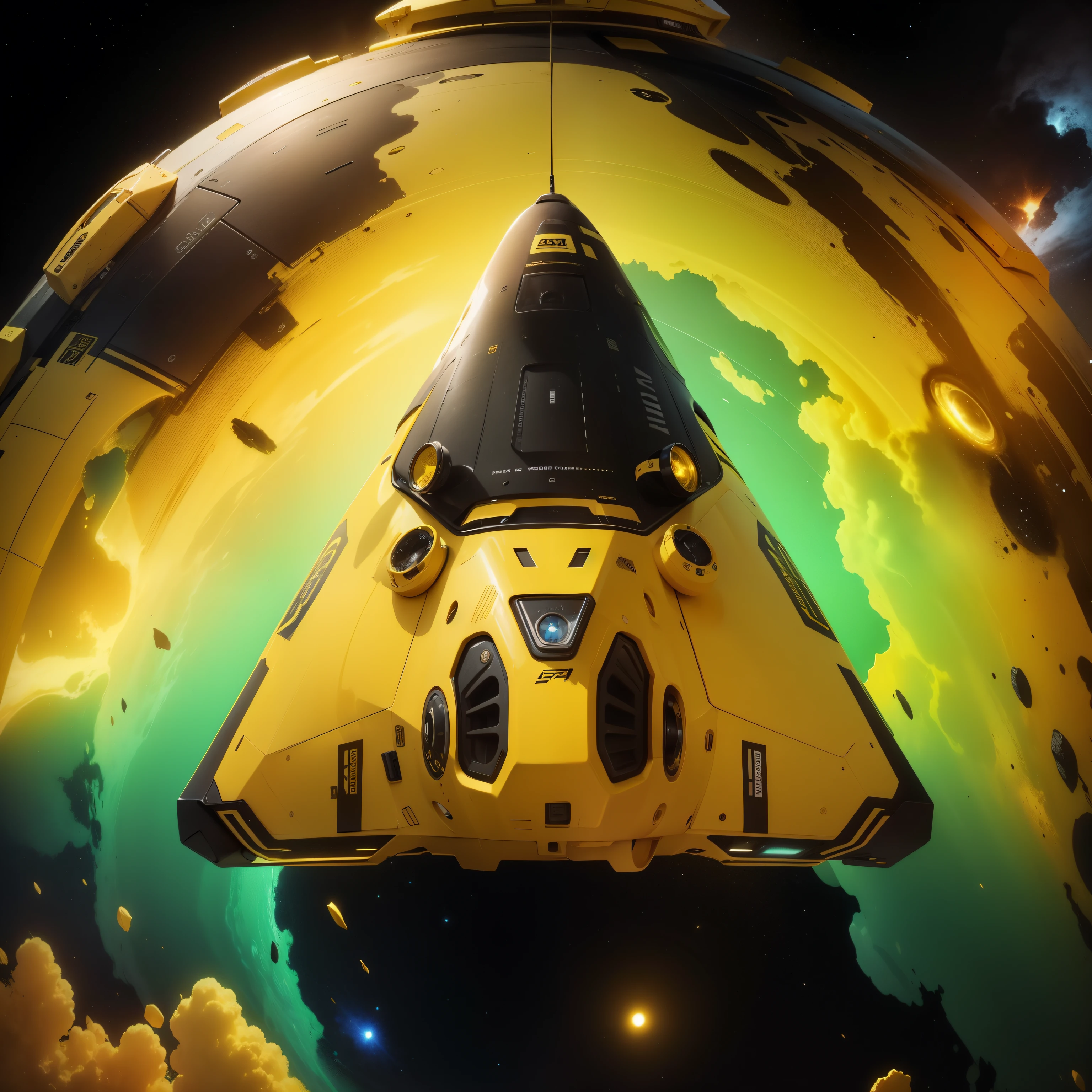 empty yellow space