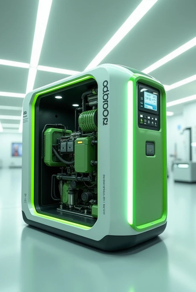 Power generator open 
With Odion Energy as brand name

Green and white colour
