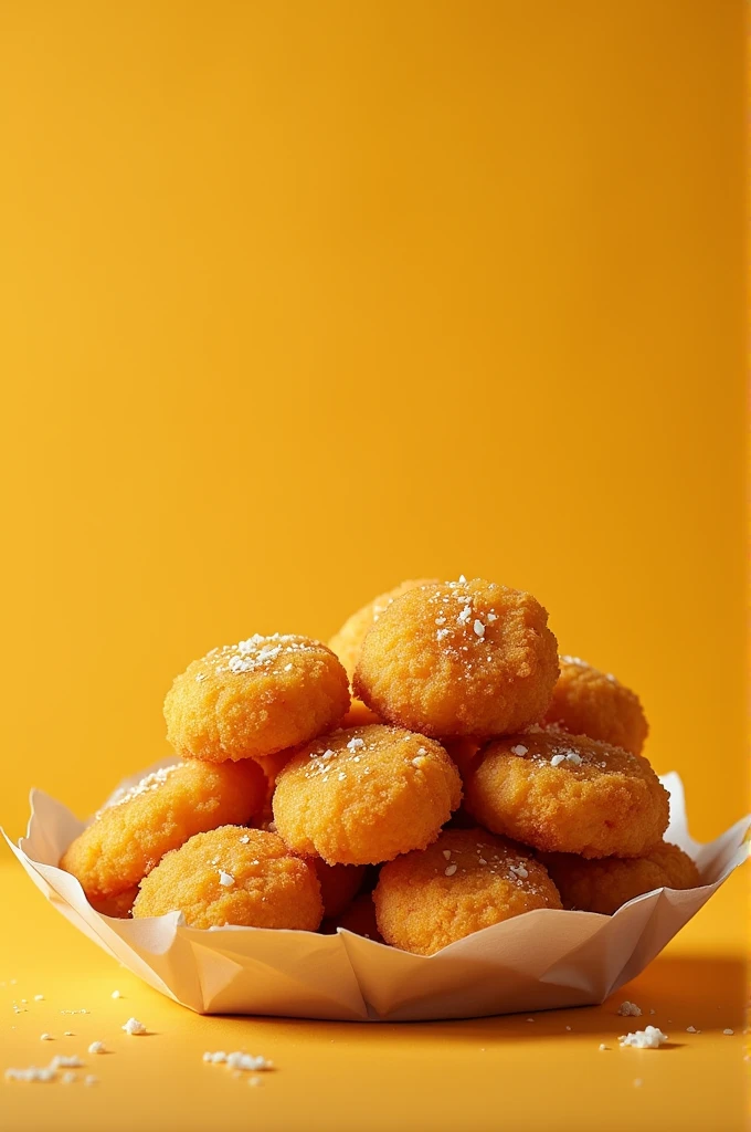 poster about nugget food promotion in Indonesian