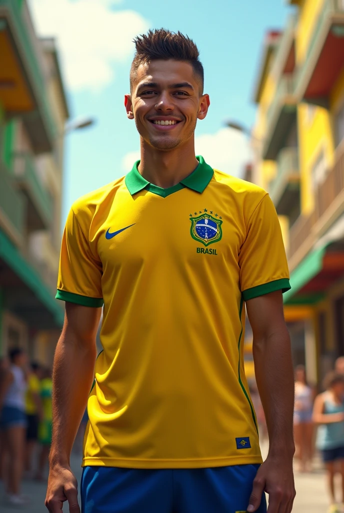  with the Brazil shirt 