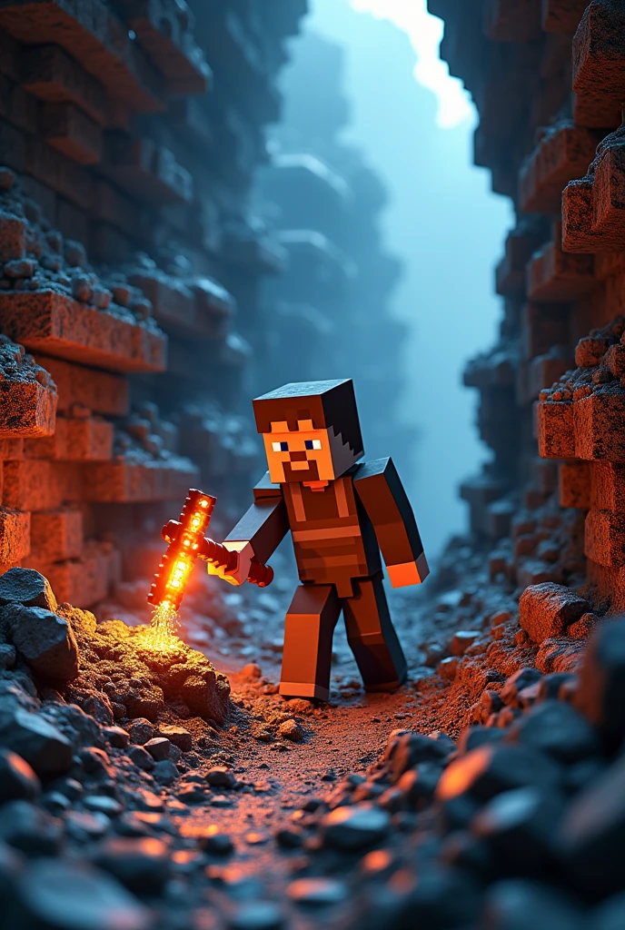 Minecraft mining Iron Youtube thumni