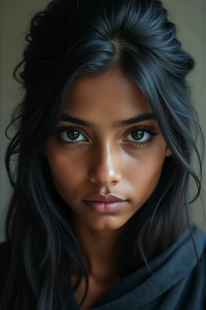 Indian girl with ninja eyes