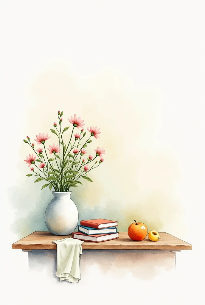 Still life in watercolor 