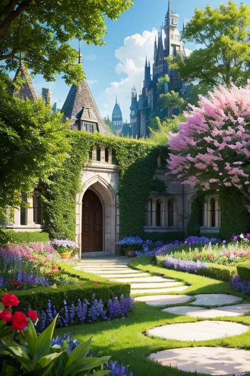background, Fantasy, wonderful, Fantasy, garden, future, Don&#39;t draw people