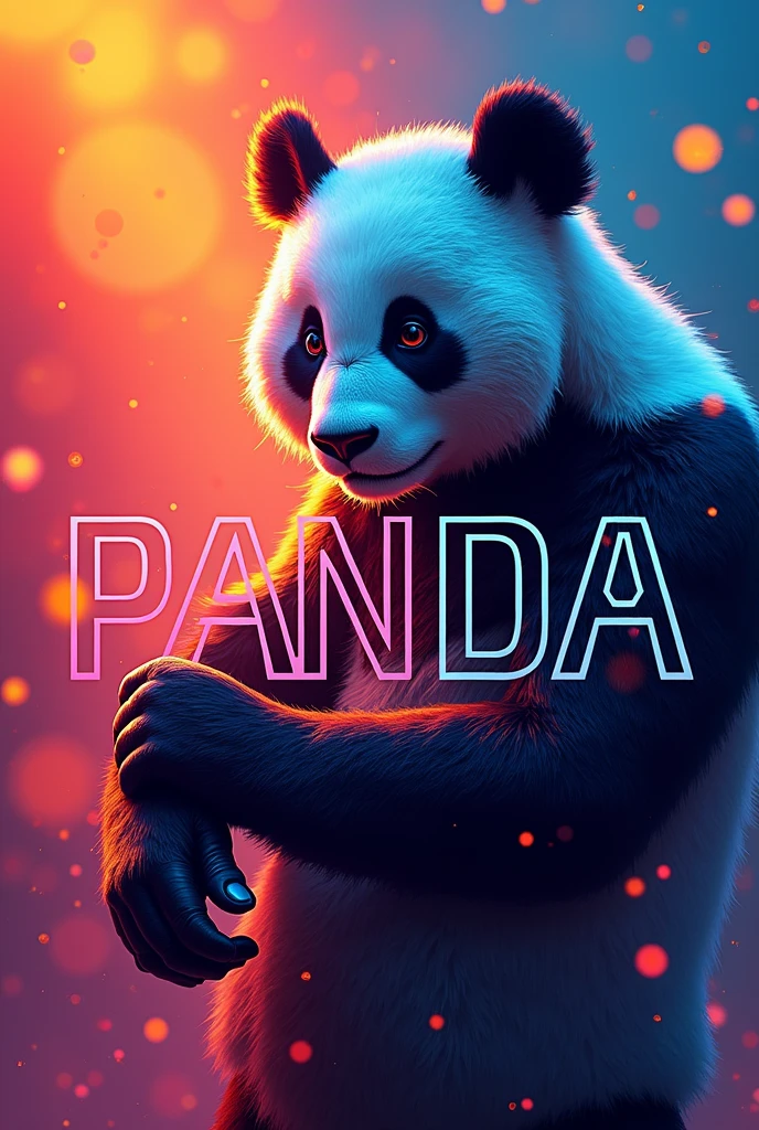 A cool music banner with Panda written on it