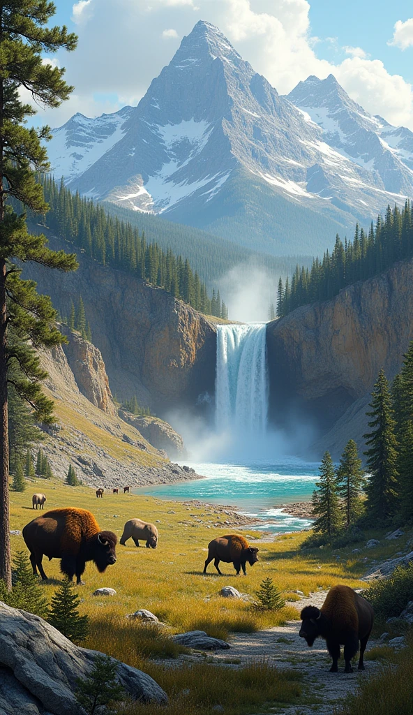 "Taman Nasional Yellowstone di Amerika Serikat