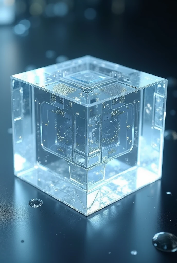 Item Futuristic Transparent Cube