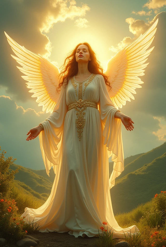 (photorealism:1.2), So whoever does an atom’s weight of good will see it. realistic, intricate details, warm colors, by Greg Rutkowski, by Alphonse Mucha