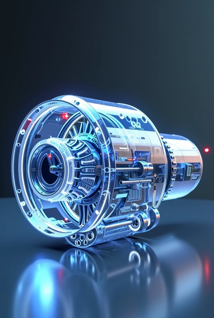 Item Futuristic Jet Engine For Kids Transparent Parts