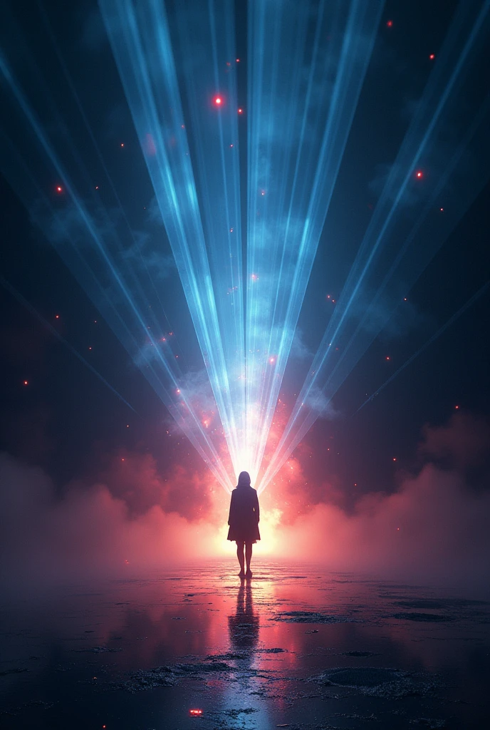Jeux de lumière pour affiche