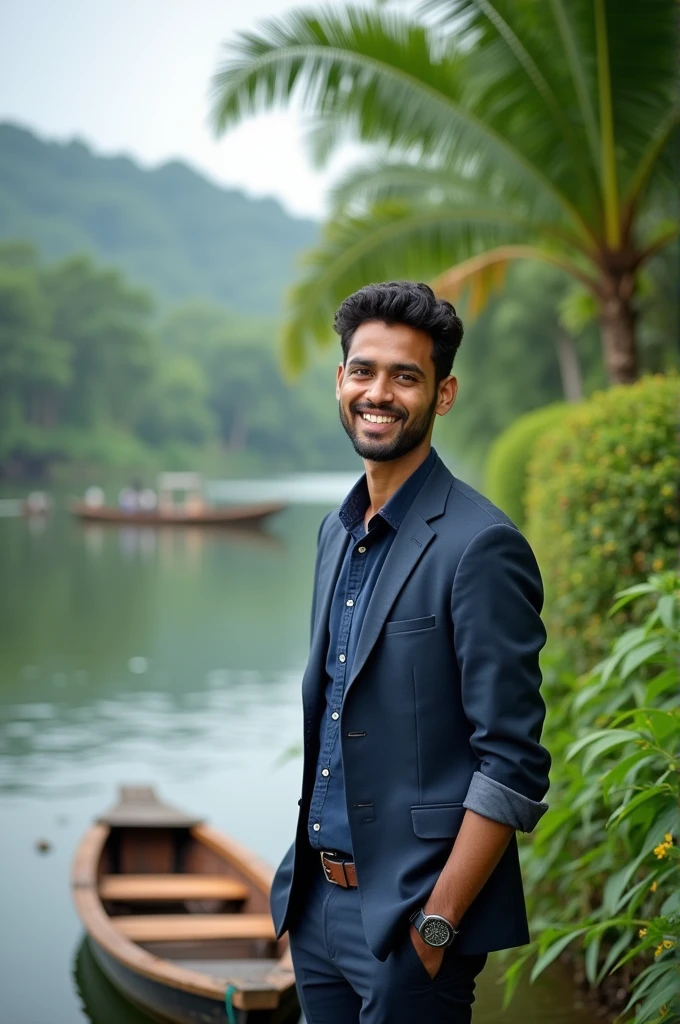 He will take a selfie next to a Kerala..
age 28,Executive look
