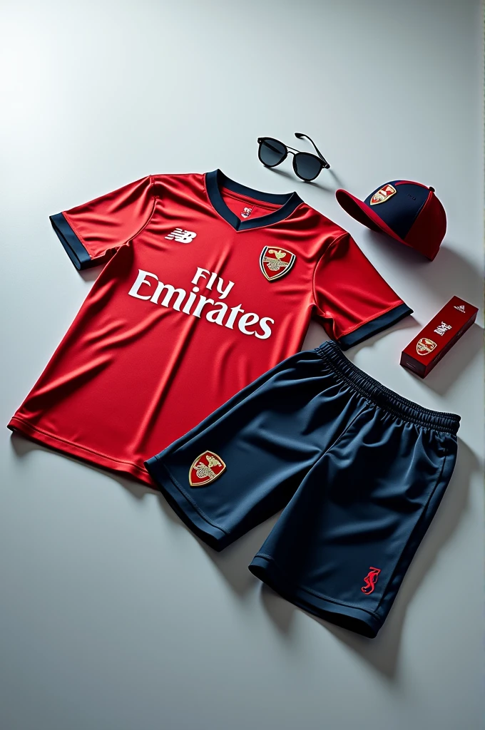 Sportwear uniform photo on table