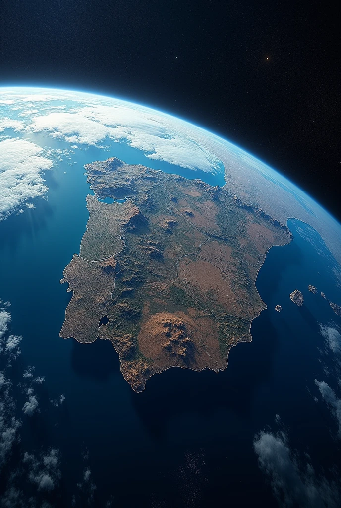 Spain from space