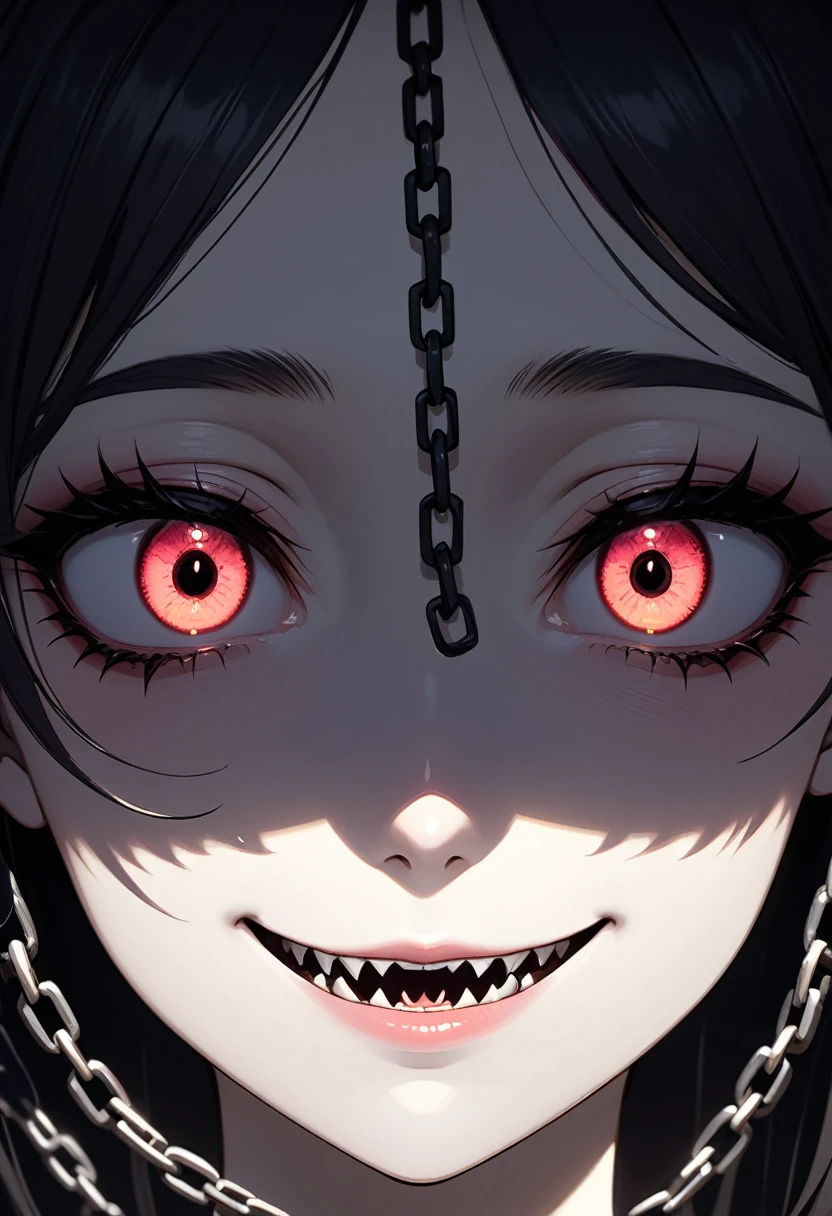 ,Ghost,Many heads,Many heads,Lots of faces,multiple顔,multiple,Frolicking Girl,multiple女性,tea ,Crazy Smile,look up,Face shot,Scythe Face,Girl Monster, slave,beautiful, Detailed portrait, Delicate facial features, Sharp Eye, Sharp Fangs, Pale skin, Thick chain, Dark Background, Cinema Lighting, Dramatic Shadows, Gothic style, Gloomy atmosphere, Dark fantasy, One person&#39;S, , Please open your mouth wide, Open your mouth and baring your teeth,Sharp teeth like a beast, Wide lips, very wide mouth, Vermilion cheeks, ,(Blood splatter:1.6),Scary face, Laughter　Witch design, Twisted smile、Bloody、bleeding from the head,、Blood splatter、,(Blood splatter:1.6),Crossbones, skull,　, Horror Style, ((Fantasy Witch Costume)), ((Flowing white hair)), ,(Blood splatter:1.6),Female curves, Large Breasts, Thick thighs, Sexy flat stomach, Perfect hands, Perfect anime face, ((Darkta DreSS)), Are standing, ((Wicked Smile)), ,(Blood splatter:1.6),Victorian cities, gaslight, Steam circulateS, Moonlight Illumination, night lighting, A sky filled with stars and galaxies,disaster々new devil horns,,(Blood splatter:1.6),アニメゾンビWitch design, Twisted smile、Bloody、bleeding from the head,、Blood splatter、,(Blood splatter:1.6),Crossbones, skull,,Photo Background,Wide Shot,Scythe Face,Girl Monster, slave,beautiful, Detailed portrait, Delicate facial features, Sharp Eye, Sharp Fangs, Pale skin, Thick chain, Dark Background, Cinema Lighting, Dramatic Shadows, Gothic style, Gloomy atmosphere, Dark fantasy, One person&#39;S, , Please open your mouth wide, Open your mouth and baring your teeth,Sharp teeth like a beast, Wide lips, very wide mouth, Vermilion cheeks, ,(Blood splatter:1.6),Scary face, Laughter　Witch design, Twisted smile、Bloody、bleeding from the head,、Blood splatter、,(Blood splatter:1.6),Crossbones, skull,　, Horror Style,