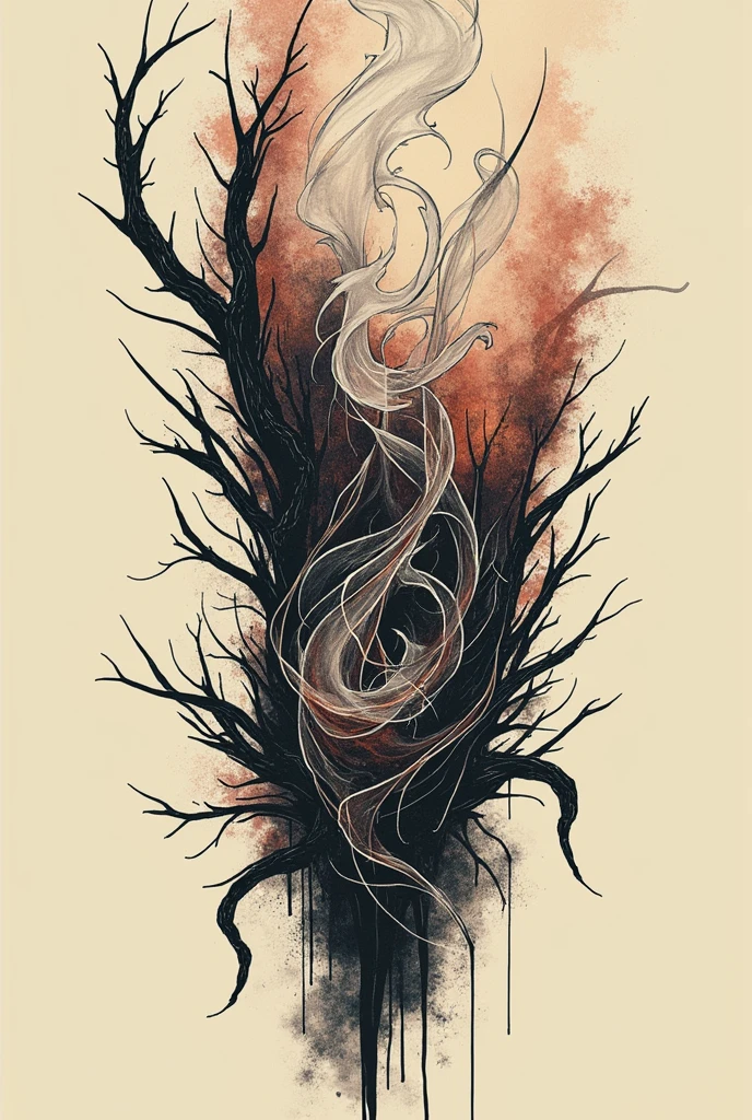 Cigarette: Use cigarettes as the main element, designed with simple lines, similar to Van Gogh's line drawings, such as the swirling of cigarette smoke that gives a lively feeling. Pain: Convey pain by using symbols that represent feelings, such as a rose with thorns, or the use of sharp and overlapping lines, which are consistent with the emotional expressions in Van Gogh's works. Gangster hip hop theme: Add elements that are unique to gangster hip hop, such as cool lines or graffiti that are part of the hip hop style. It may be a short quote or symbol that conveys the intensity of this culture. Simple lines: Use simple and unique lines, giving a sense of movement and attraction, like Van Gogh's work, but still maintaining simplicity and modernity. Upper arm position: Designed to completely cover the upper arm, with a good layout and balance both when standing upright and moving.