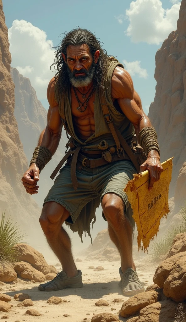 prospector, driven mad by the promise of gold