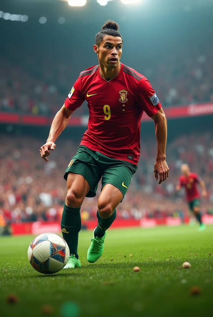 pick up Ronaldo famous footballer