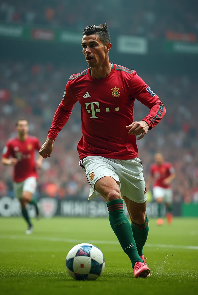 pick up Ronaldo famous footballer
