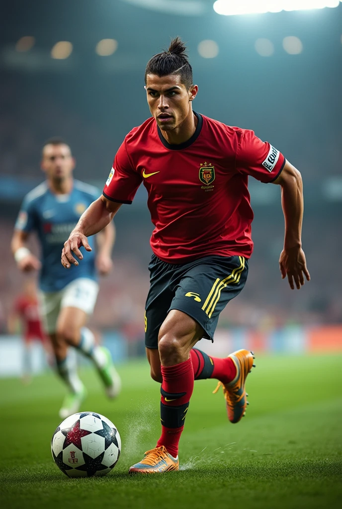  Ronaldo's pic  famous footballer in best action 