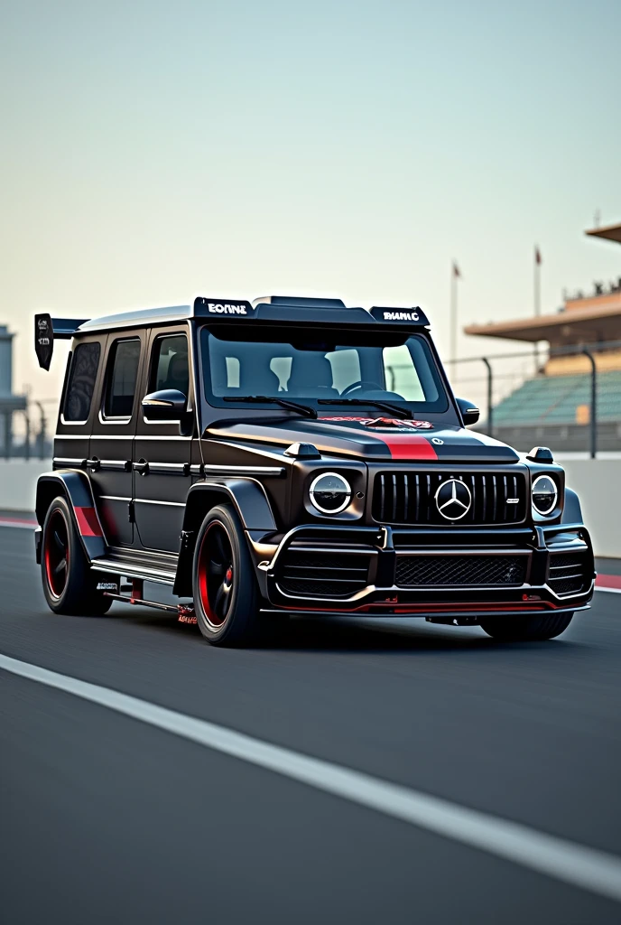 The G63 is modified for Gun Racing and Head to Head on the Race Track