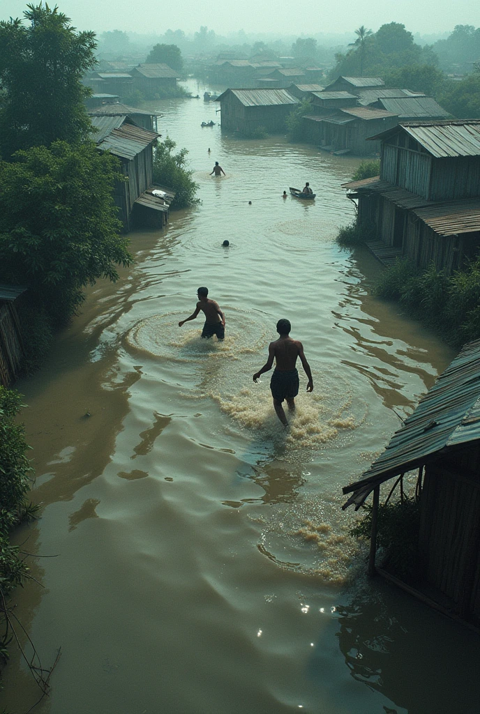 Flooding people Bangladesh