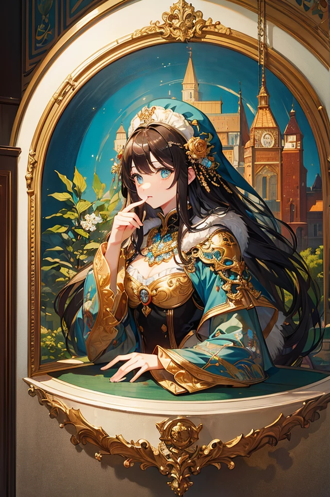 (masterpiece, Highest quality, Highest quality, Official Art, beautifully), (coffee), Very detailed,colorful,Most detailed、Cafe、On the table、Stylish