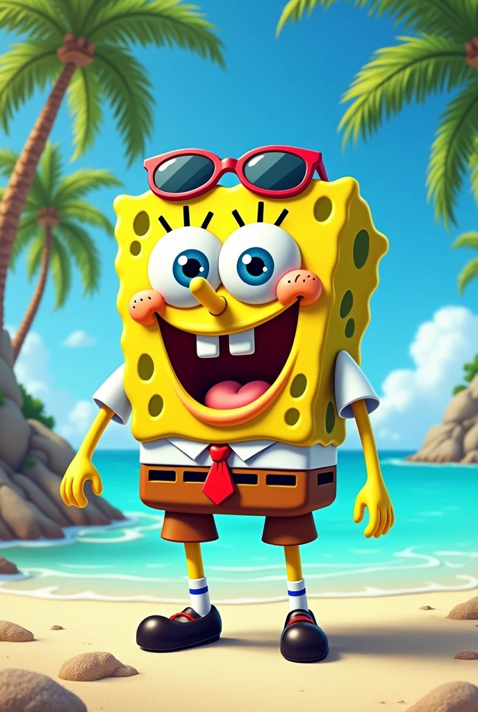 Sponge Bob in a bikini