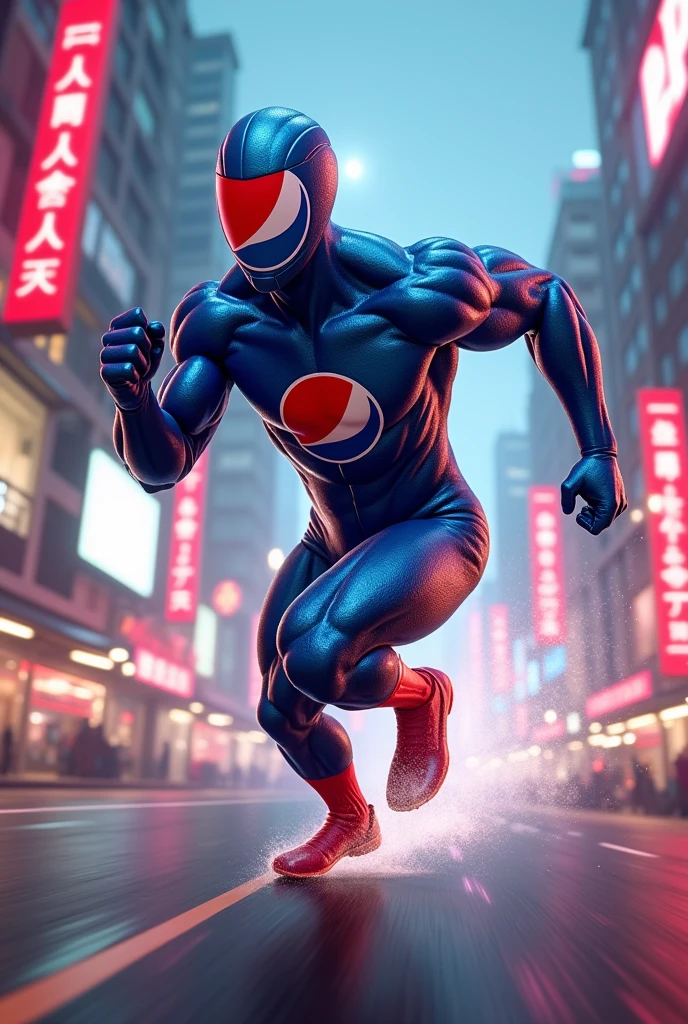 Pepsi man Running